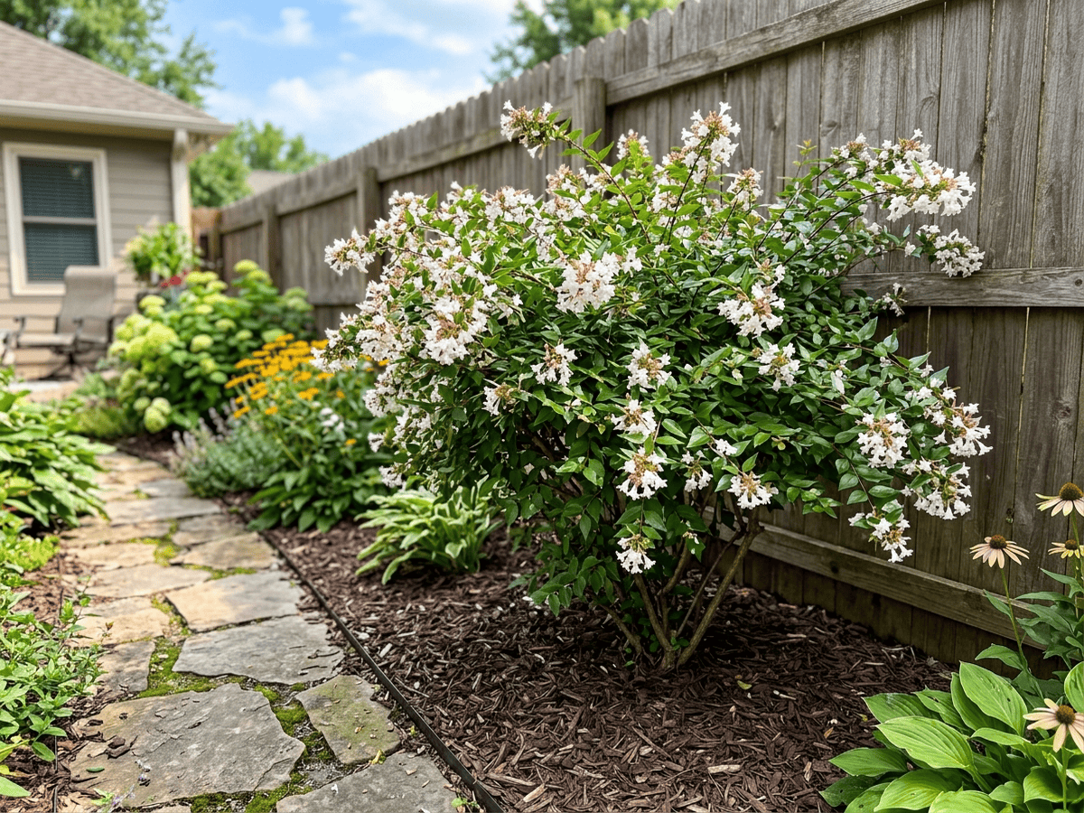Abelia cinese in giardino