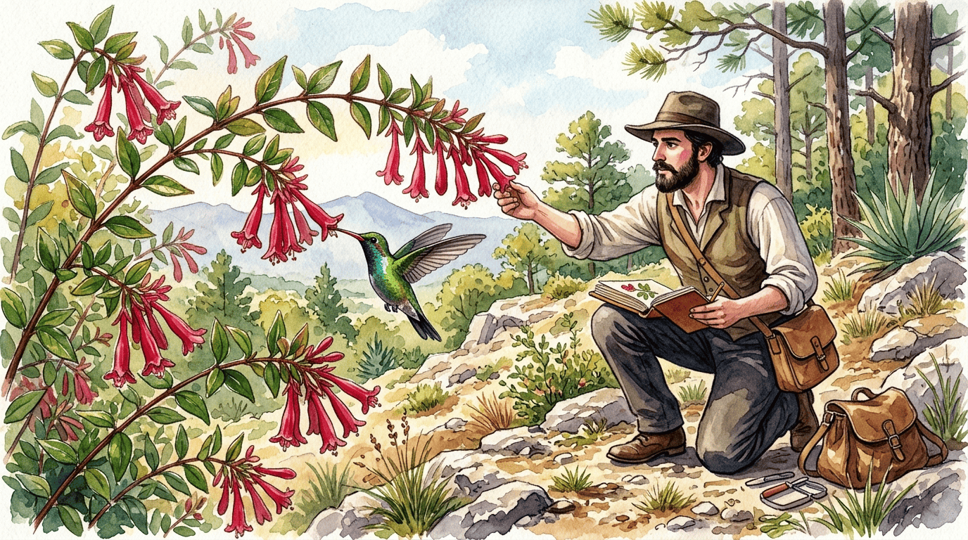 Scena storica illustrata per Abelia messicana