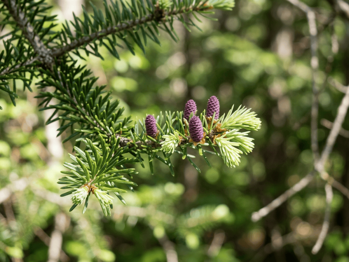 Sapin de Fraser — aspect saisonnier