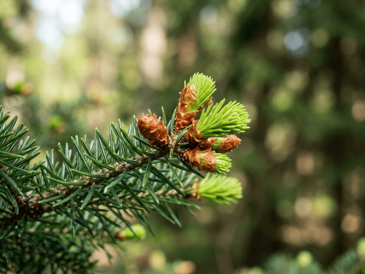Caucasian Fir — seasonal appearance