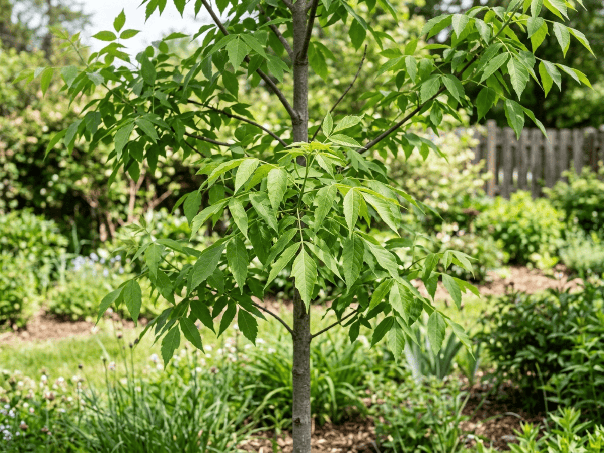 Érable à feuilles de frêne (Acer negundo), plante entière
