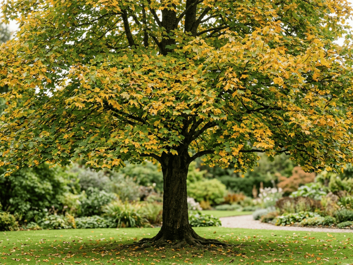 Sycamore Maple (Acer pseudoplatanus), whole plant
