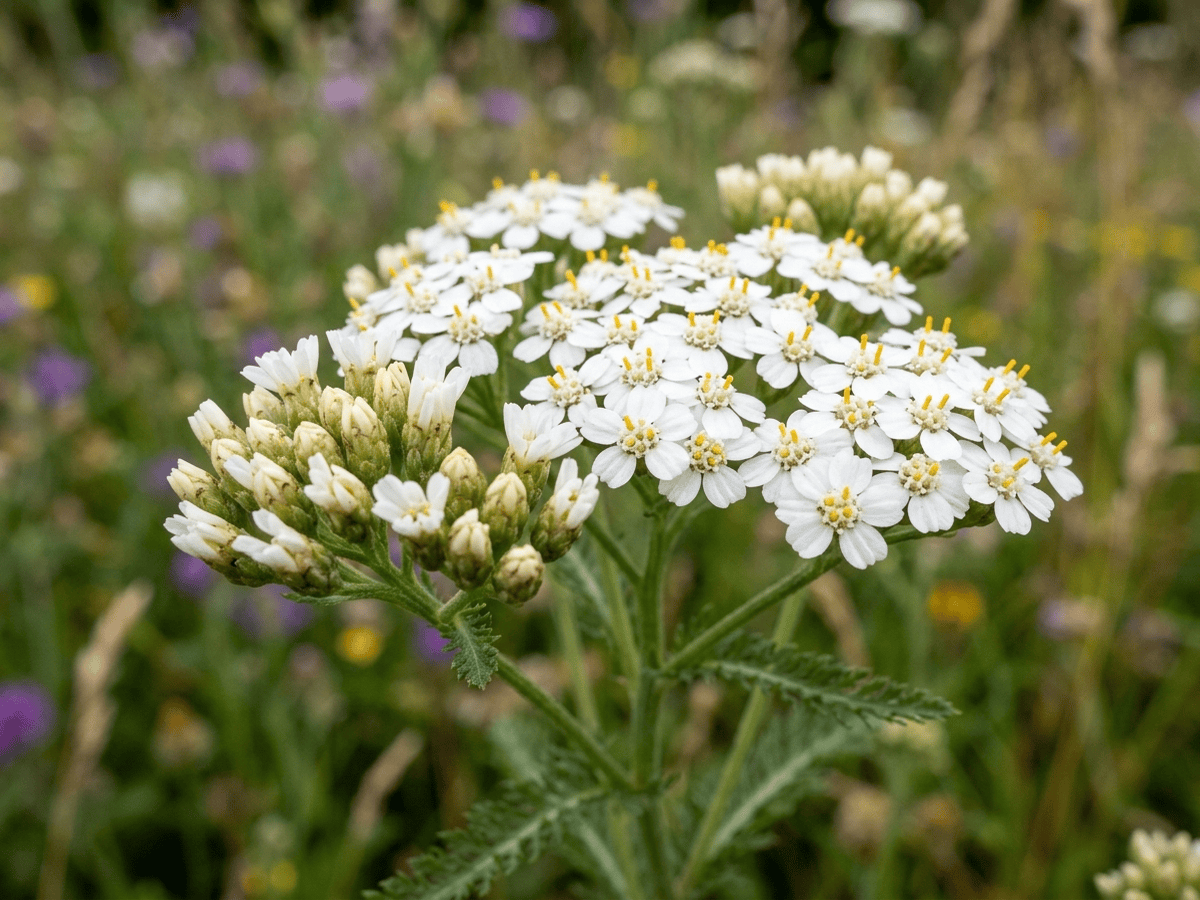 Common Yarrow — seasonal appearance