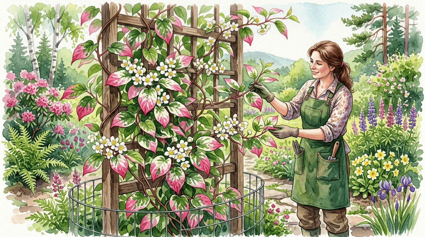 Escena histórica ilustrada de kiwi ártico