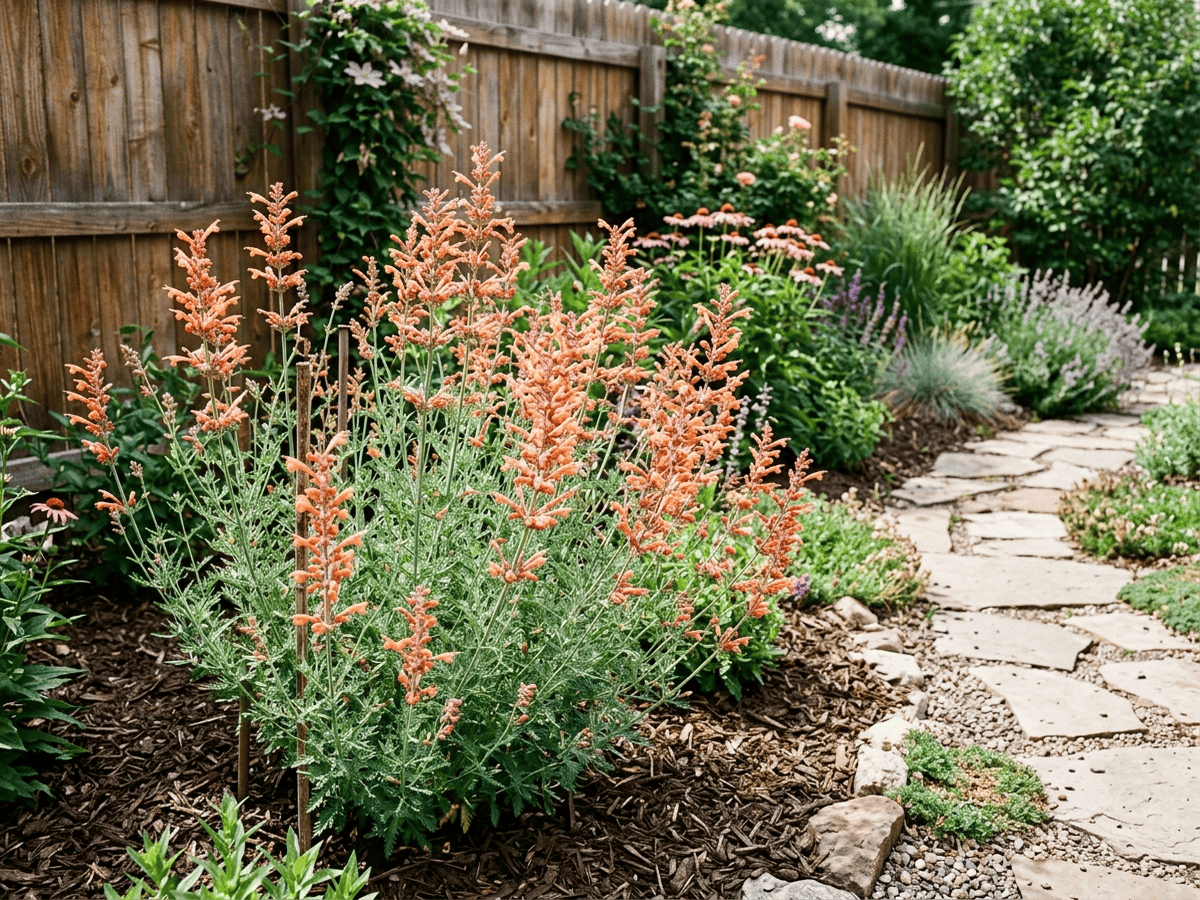 Agastache des rochers dans un jardin