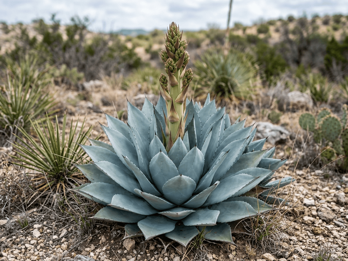 Whale's Tongue Agave — seasonal appearance