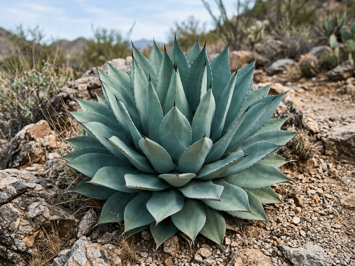 Weber's Century Plant (Agave weberi), whole plant
