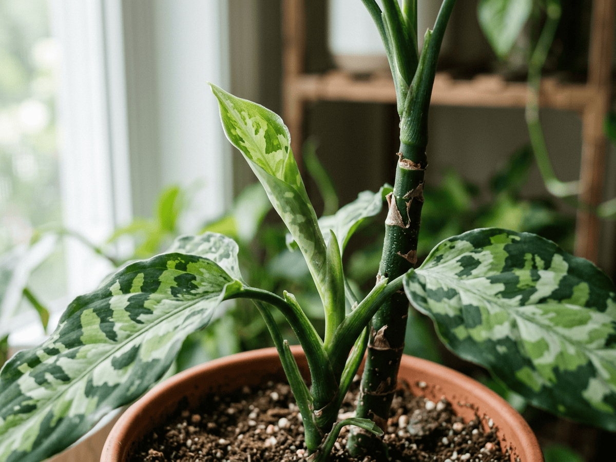 Aglaonema — aspetto stagionale