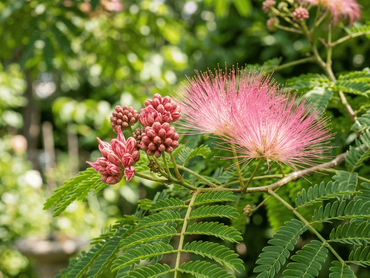 Acacia de Constantinopla — aspecto estacional