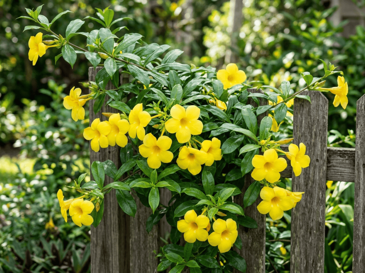 Allamanda (Allamanda cathartica), plante entière