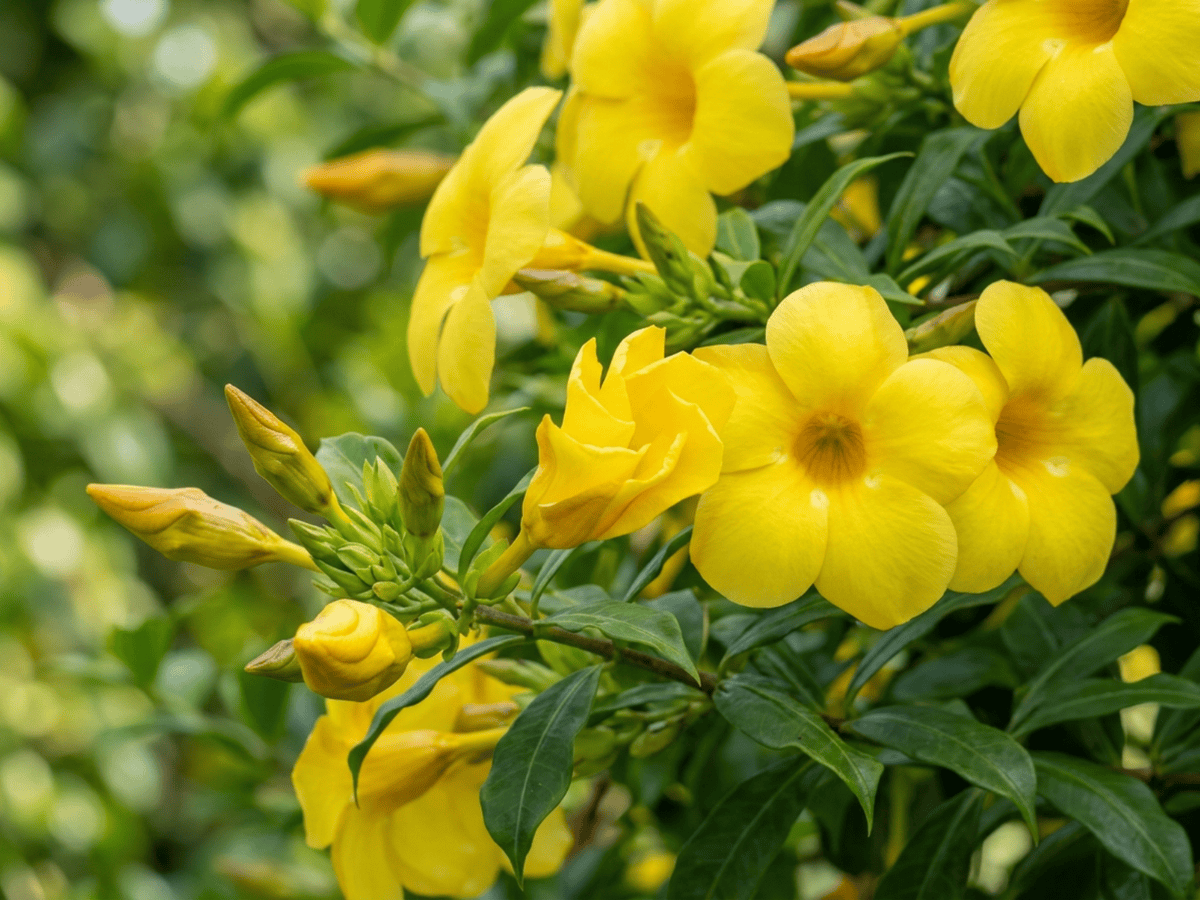 Allamanda — aspect saisonnier