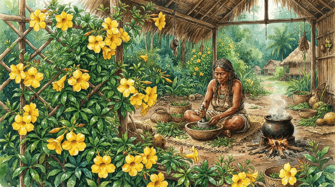 Scène historique illustrée pour Allamanda