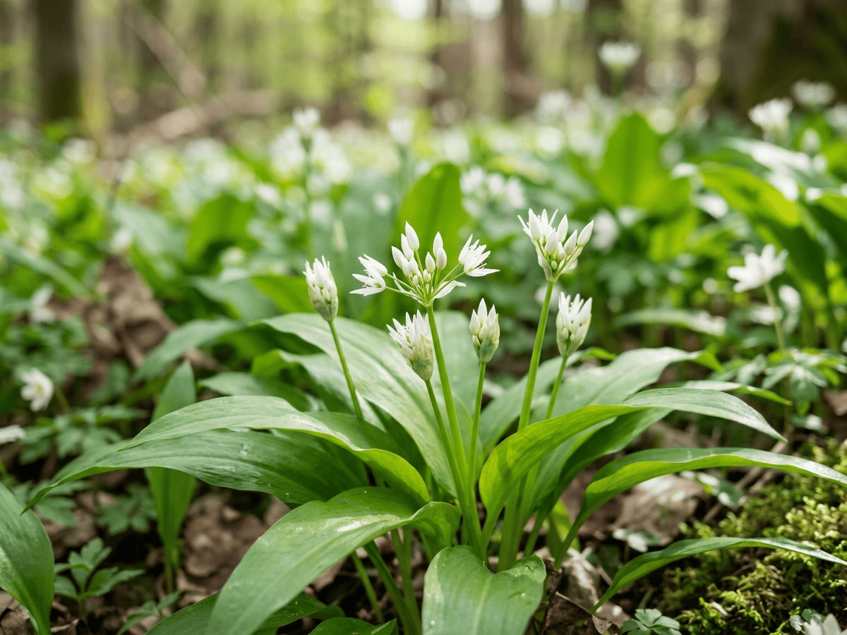 Ramsons — seasonal appearance