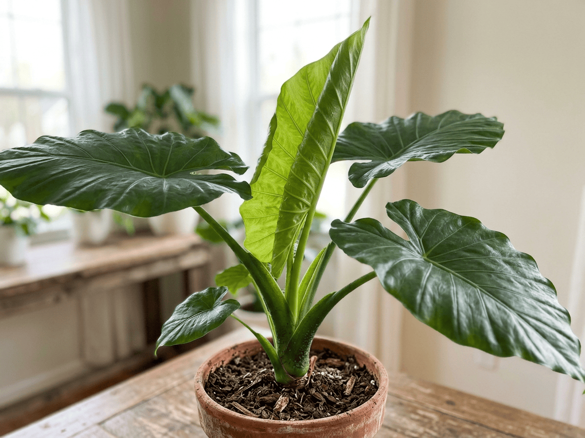 Giant Taro — seasonal appearance