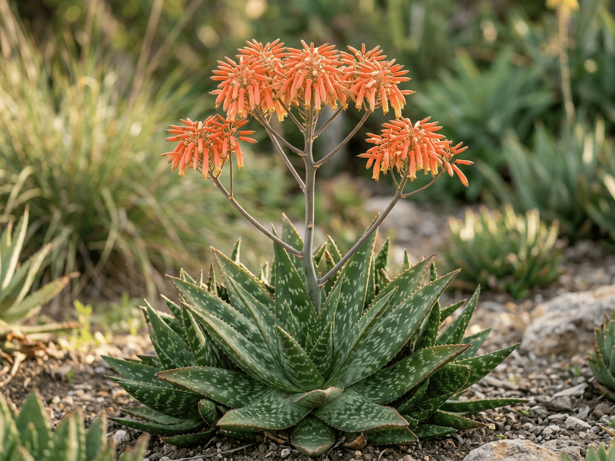 Soap Aloe (Aloe maculata), whole plant