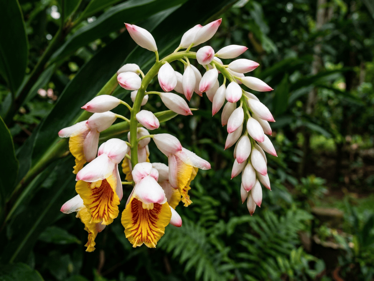 Shell Ginger — seasonal appearance