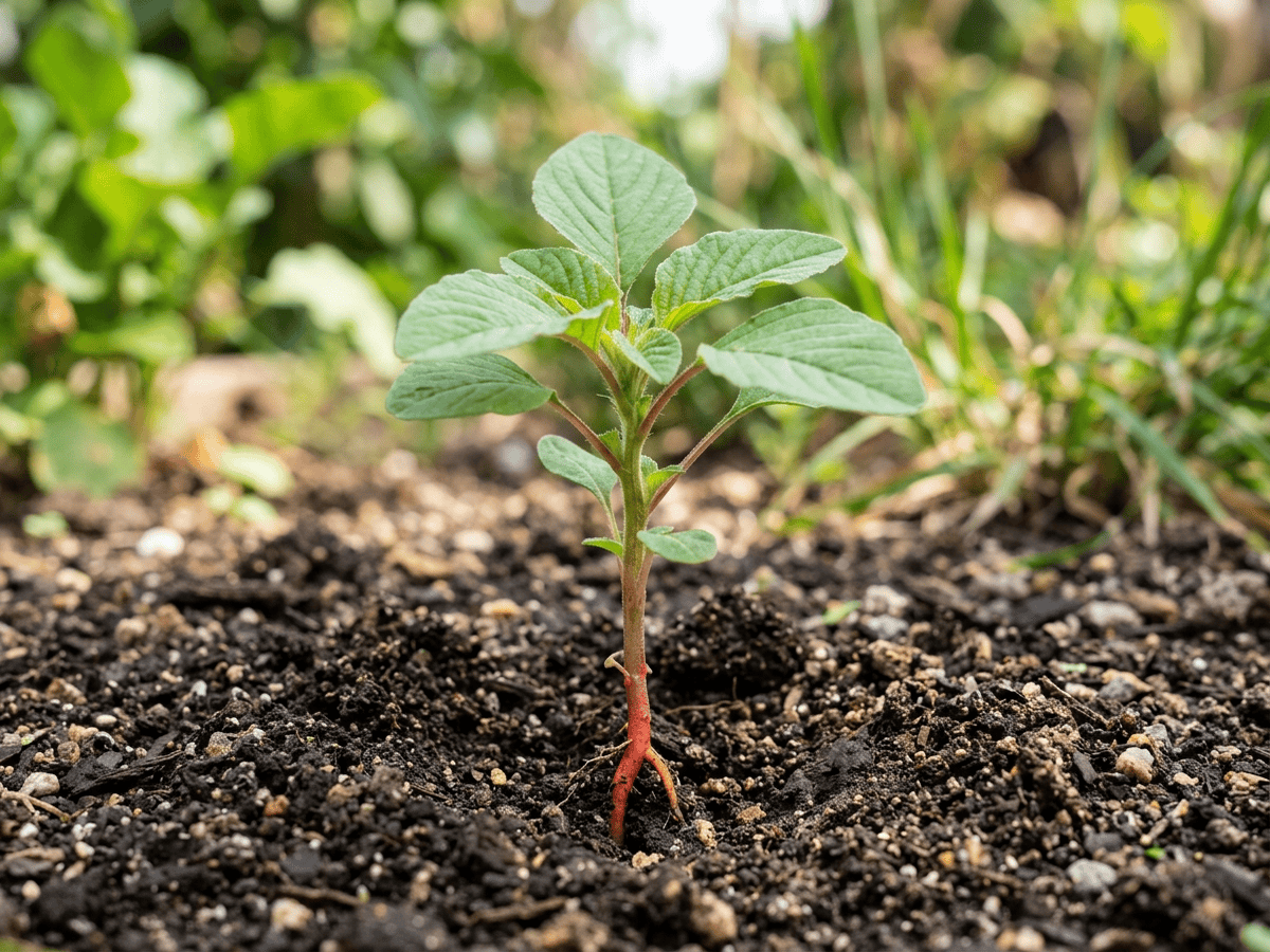 Redroot Amaranth — seasonal appearance