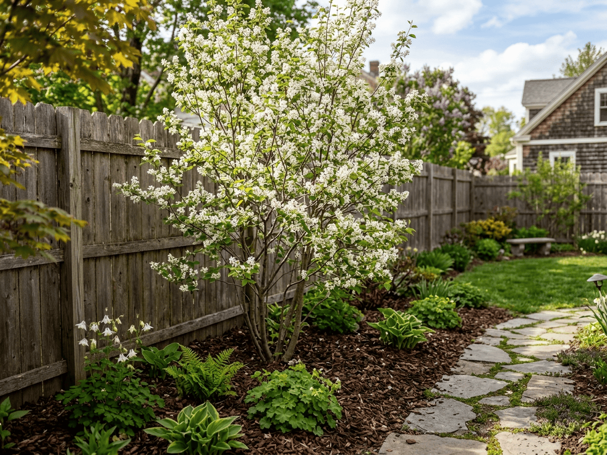 정원에 심긴 채진목