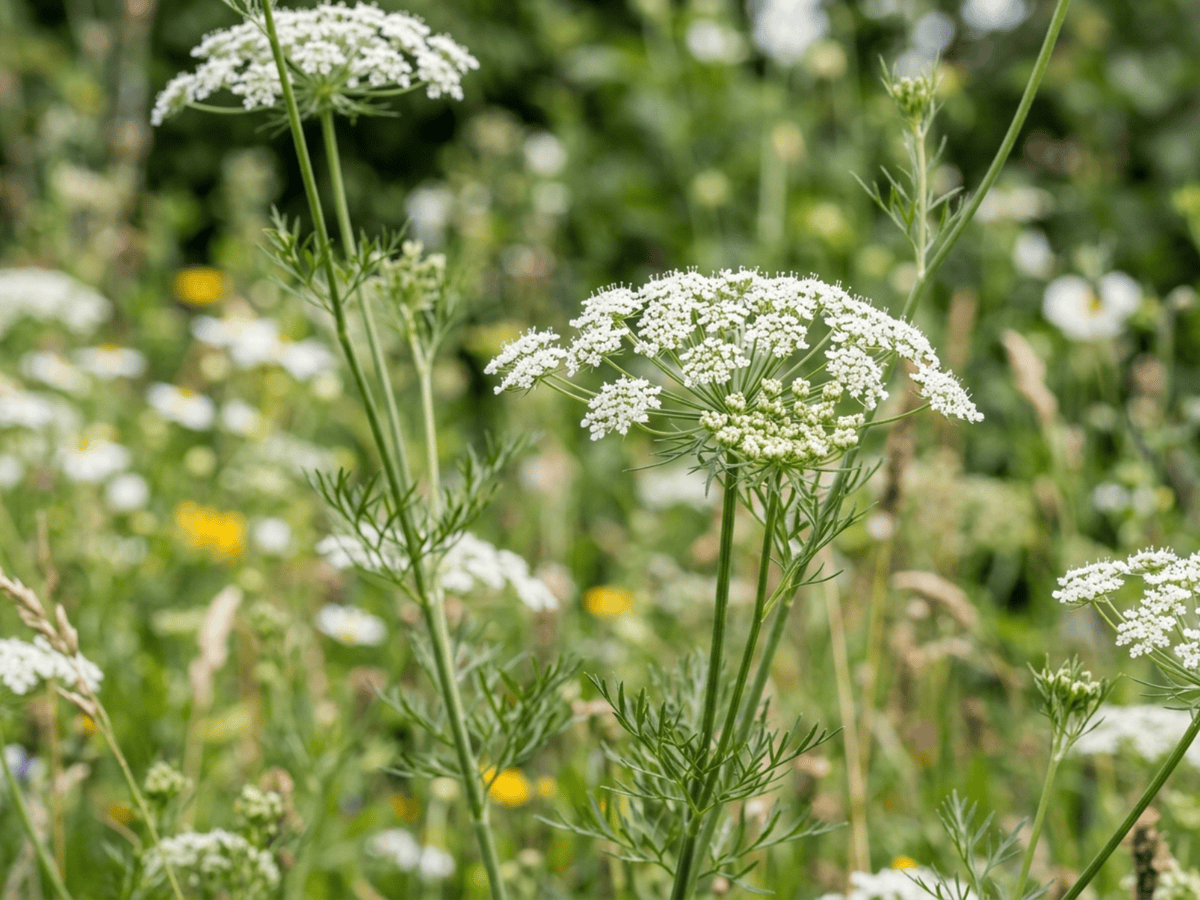 Visnaga maggiore — aspetto stagionale