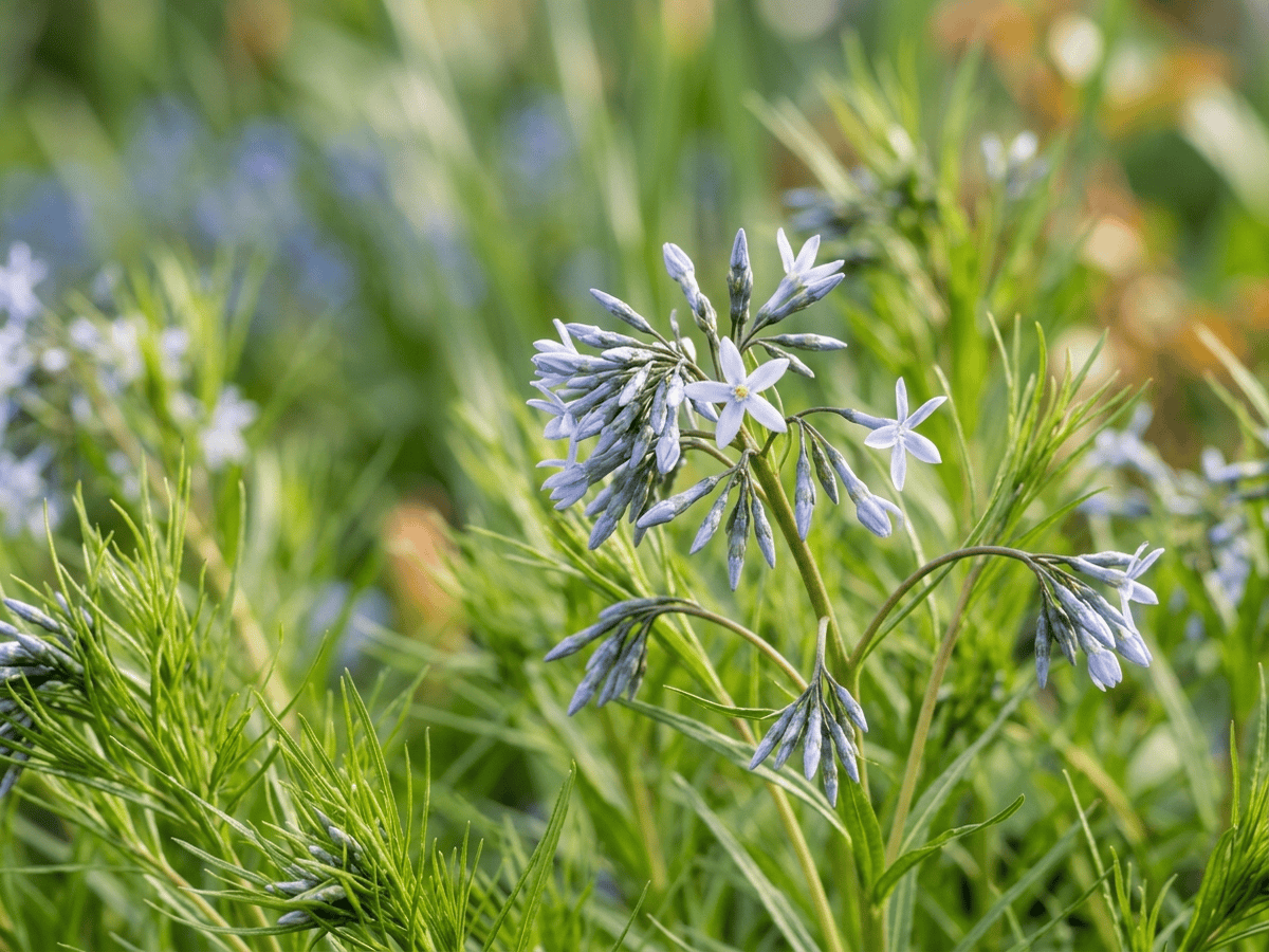 Hubricht's Bluestar — seasonal appearance