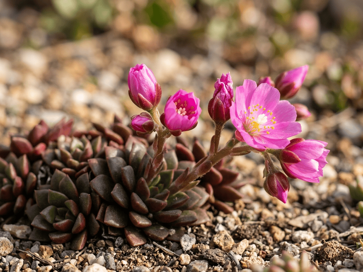 Anacampseros rufescens — aspect saisonnier