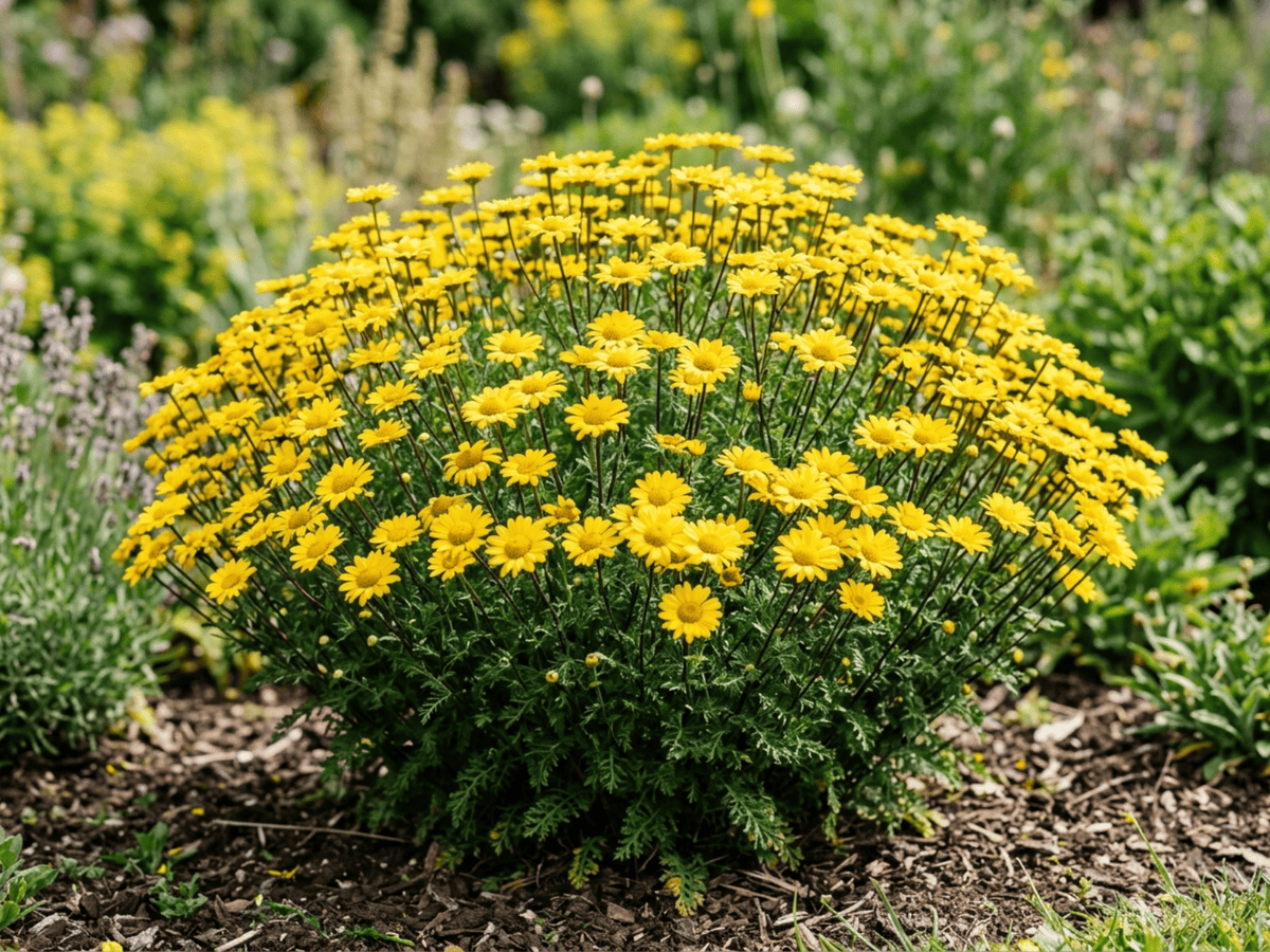 Golden Marguerite (Anthemis tinctoria), whole plant