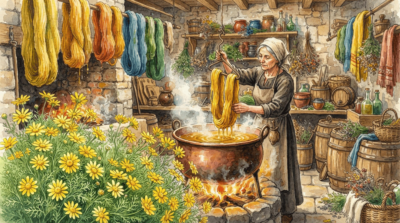Illustrated historical scene for Golden Marguerite