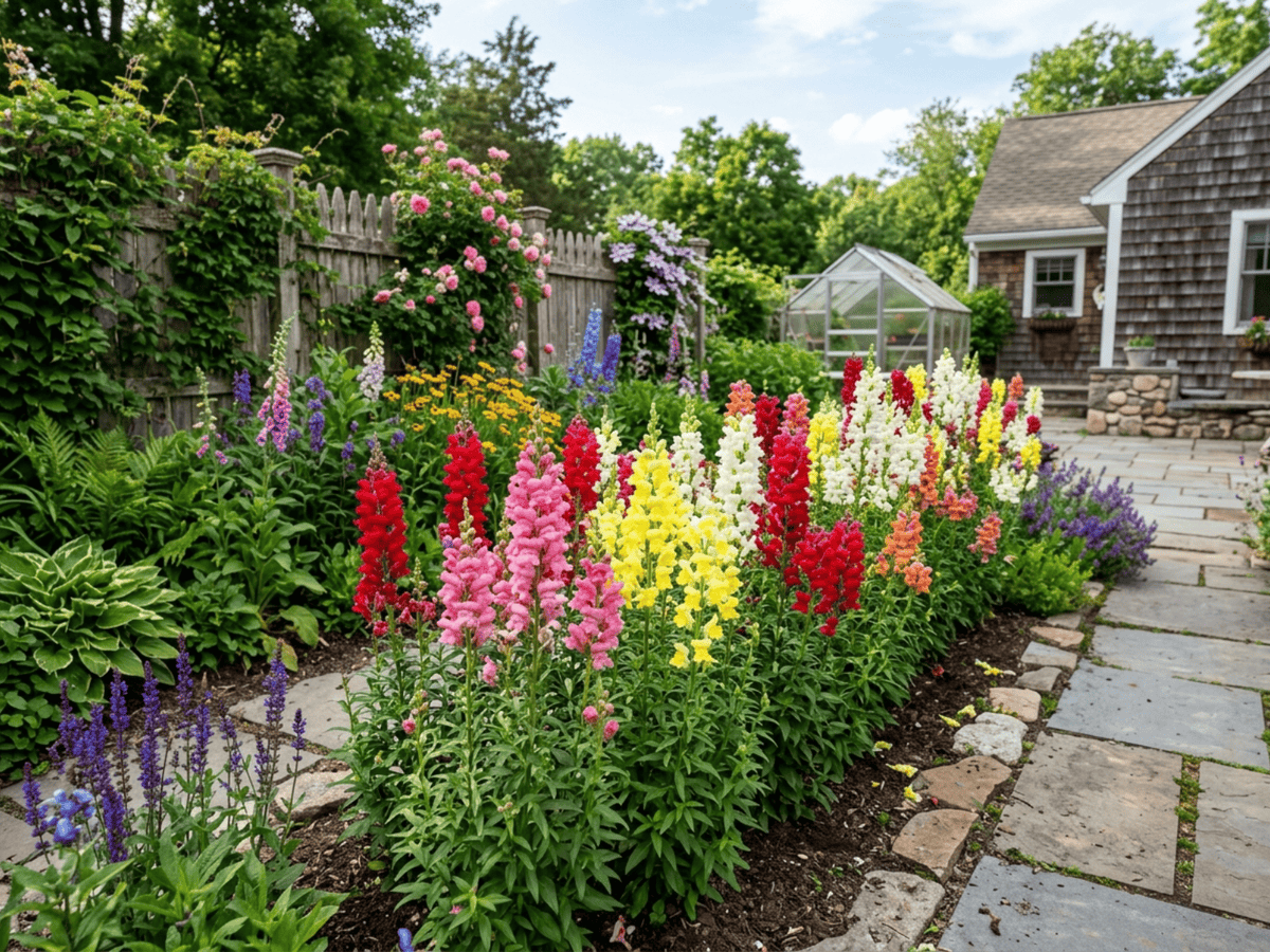 Snapdragon in a garden setting
