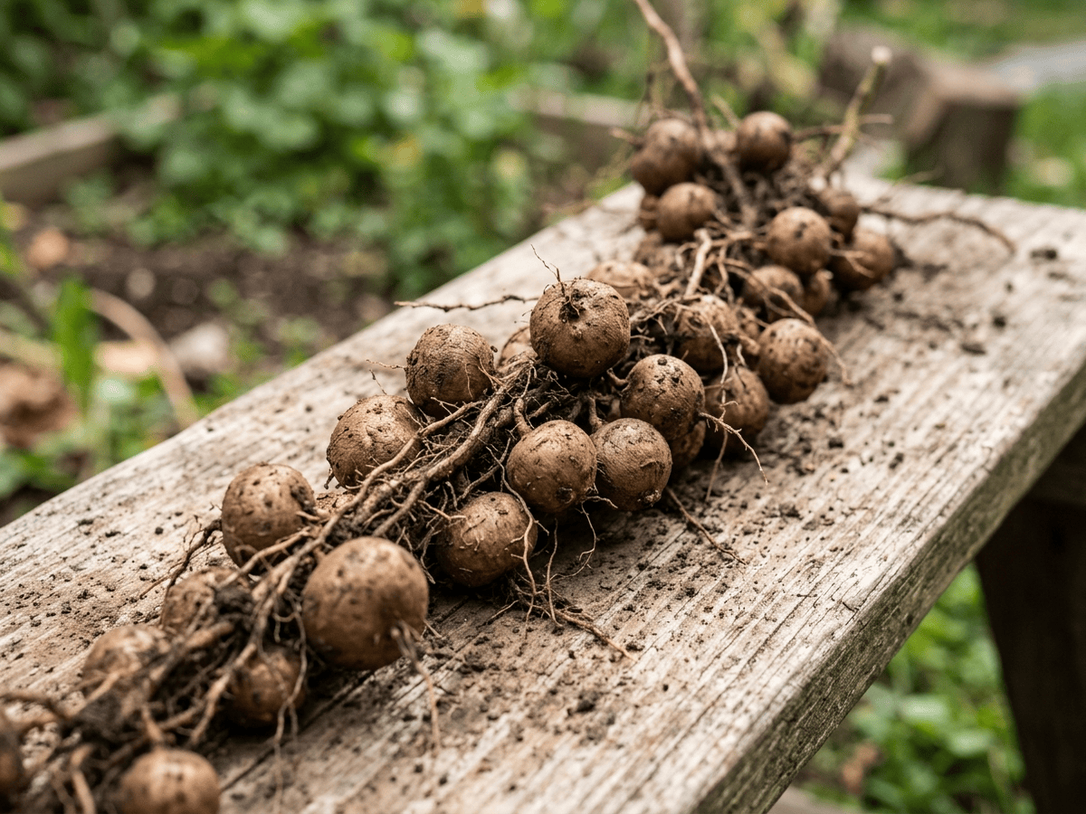 glicine tuberoso — aspetto stagionale