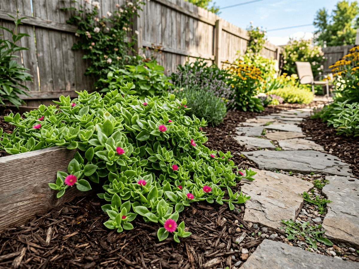 Cây băng lá tim trong khu vườn