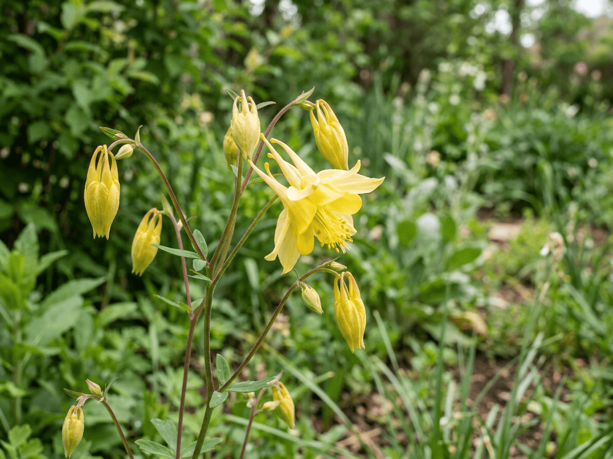 Golden Columbine — seasonal appearance