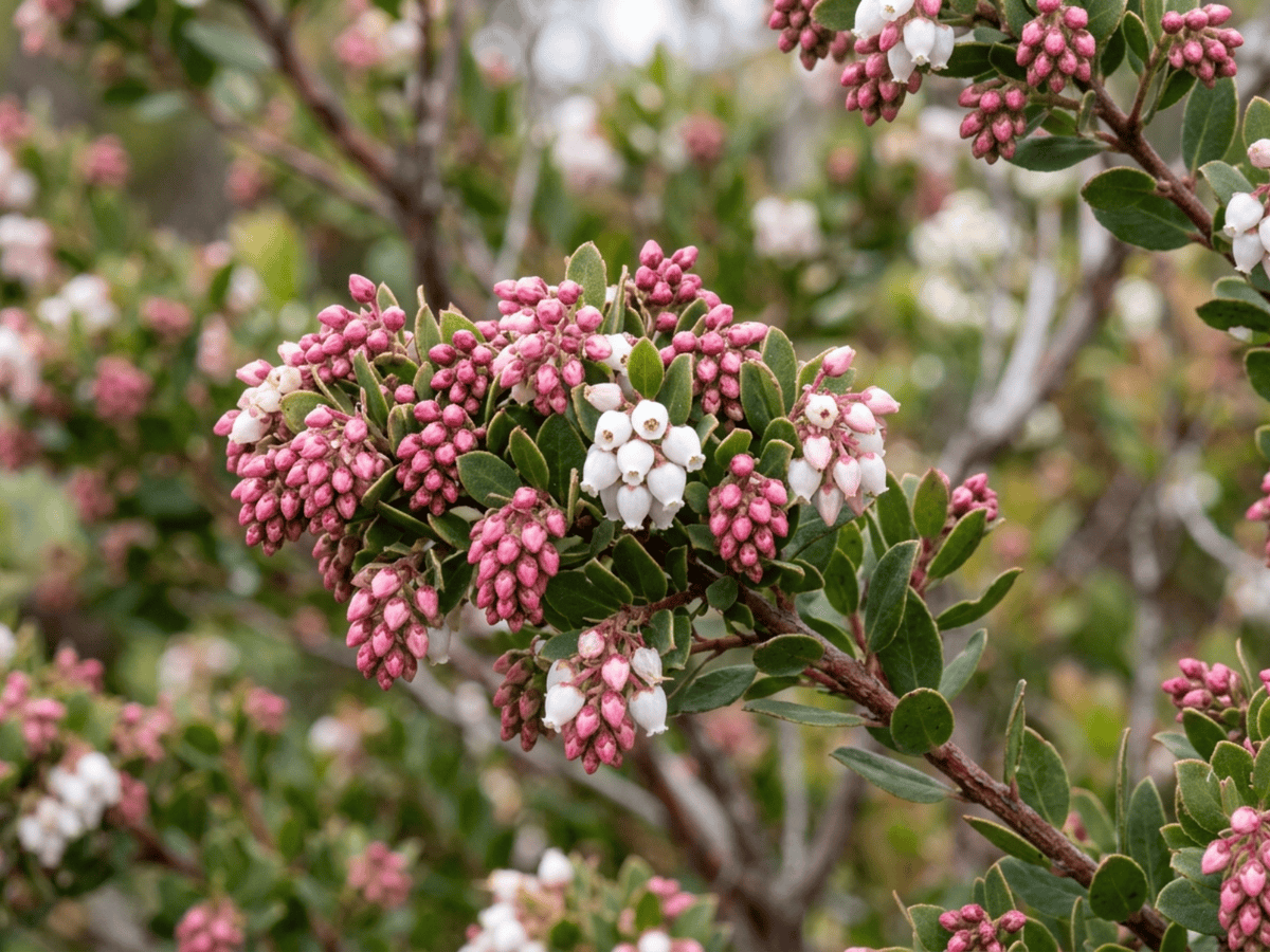 Vine Hill Manzanita — seasonal appearance