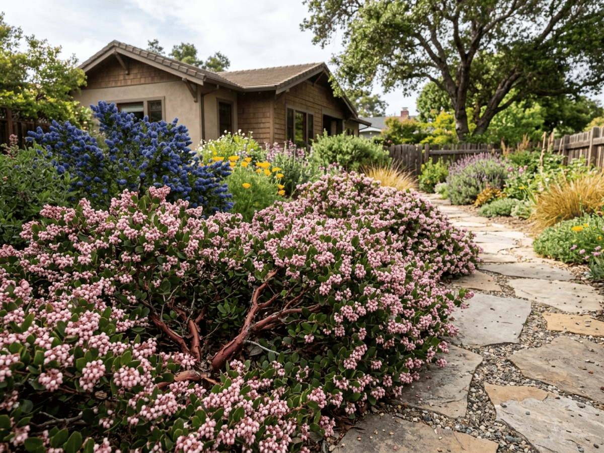 Vine Hill Manzanita in a garden setting
