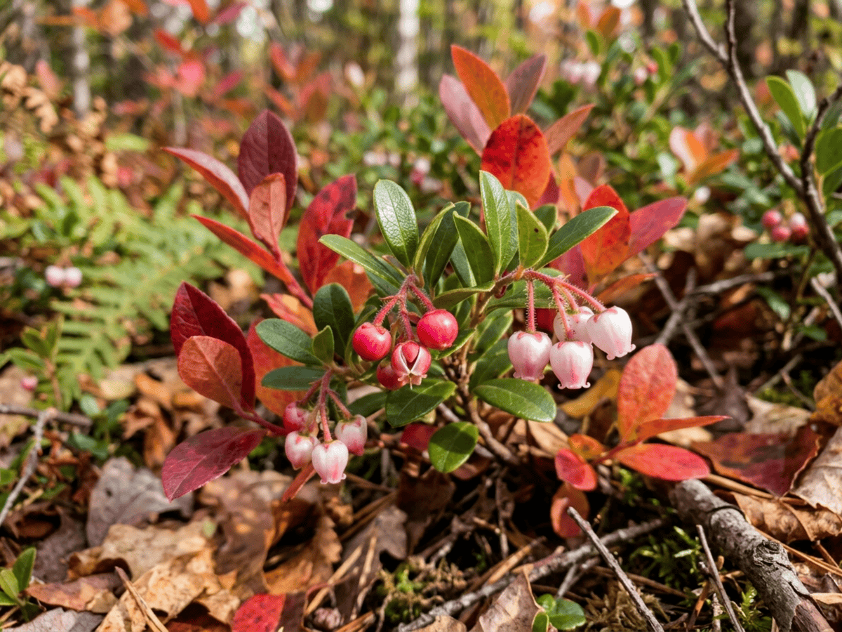 Uva ursina — aspetto stagionale