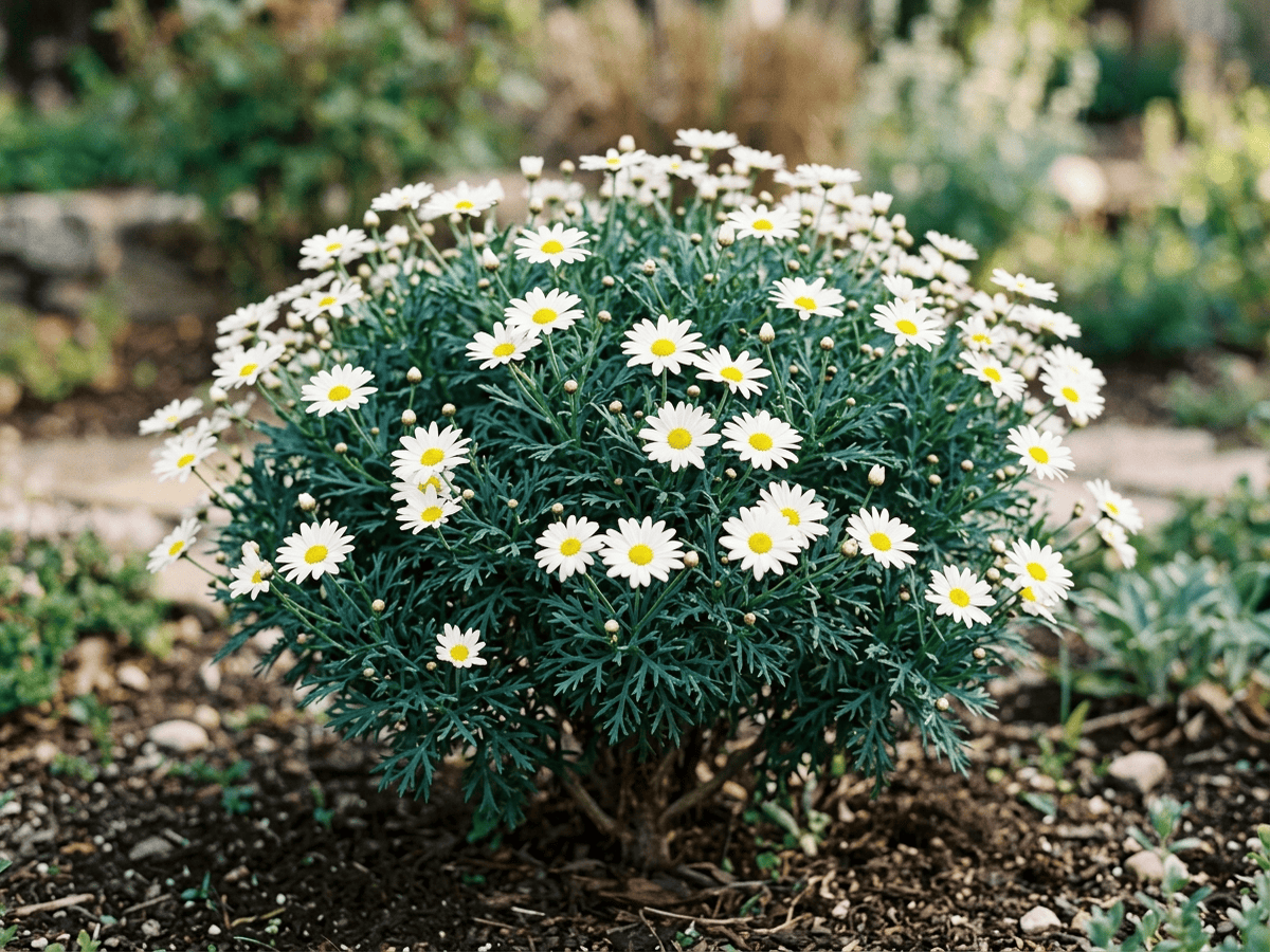 Strauchmargerite (Argyranthemum frutescens), ganze Pflanze