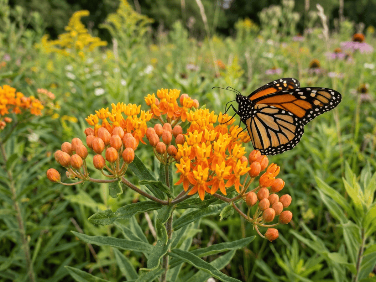 Butterfly Milkweed — seasonal appearance