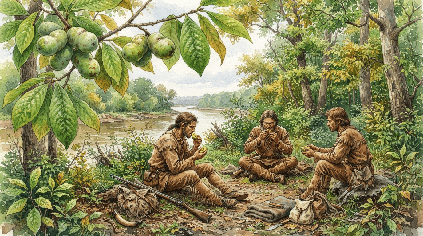 Escena histórica ilustrada de Chirimoyo de la Florida