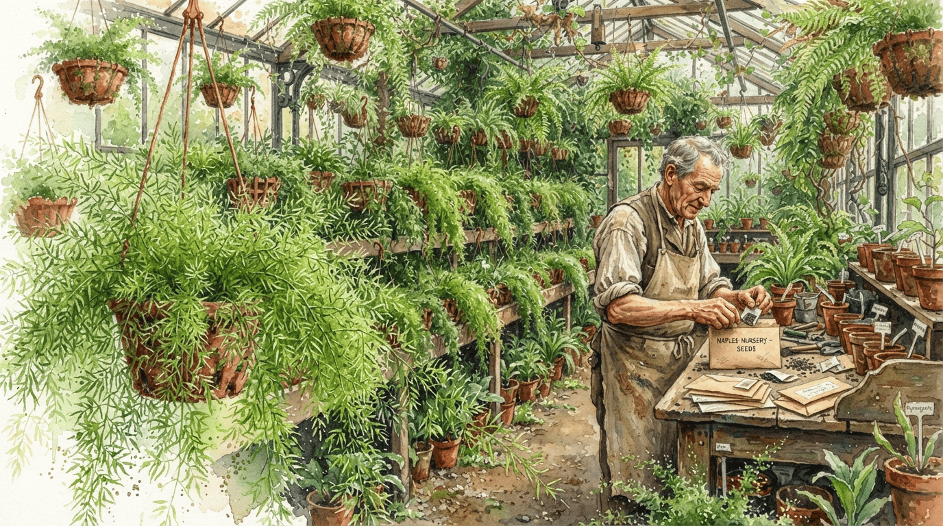 Scena storica illustrata per Asparago di Sprenger