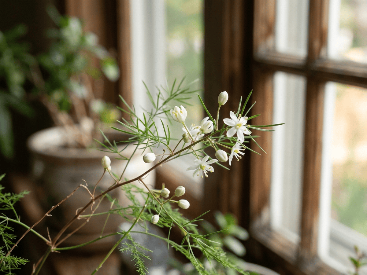 Common Asparagus Fern — seasonal appearance