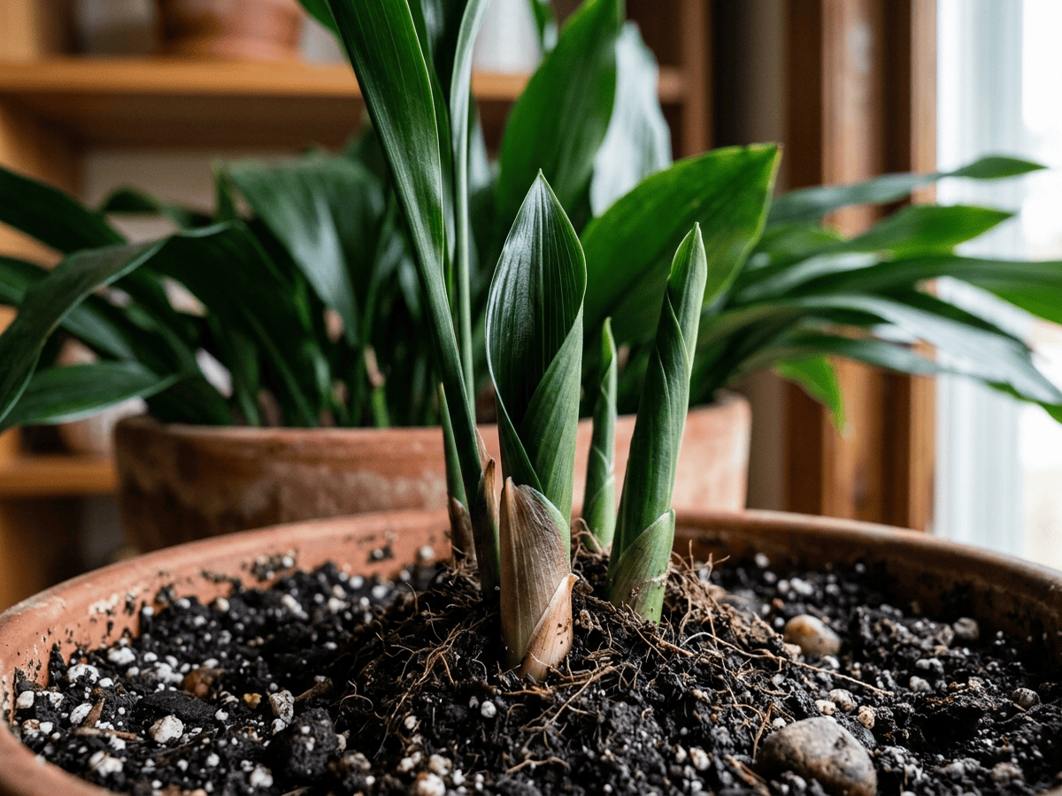 Cast-Iron Plant — seasonal appearance