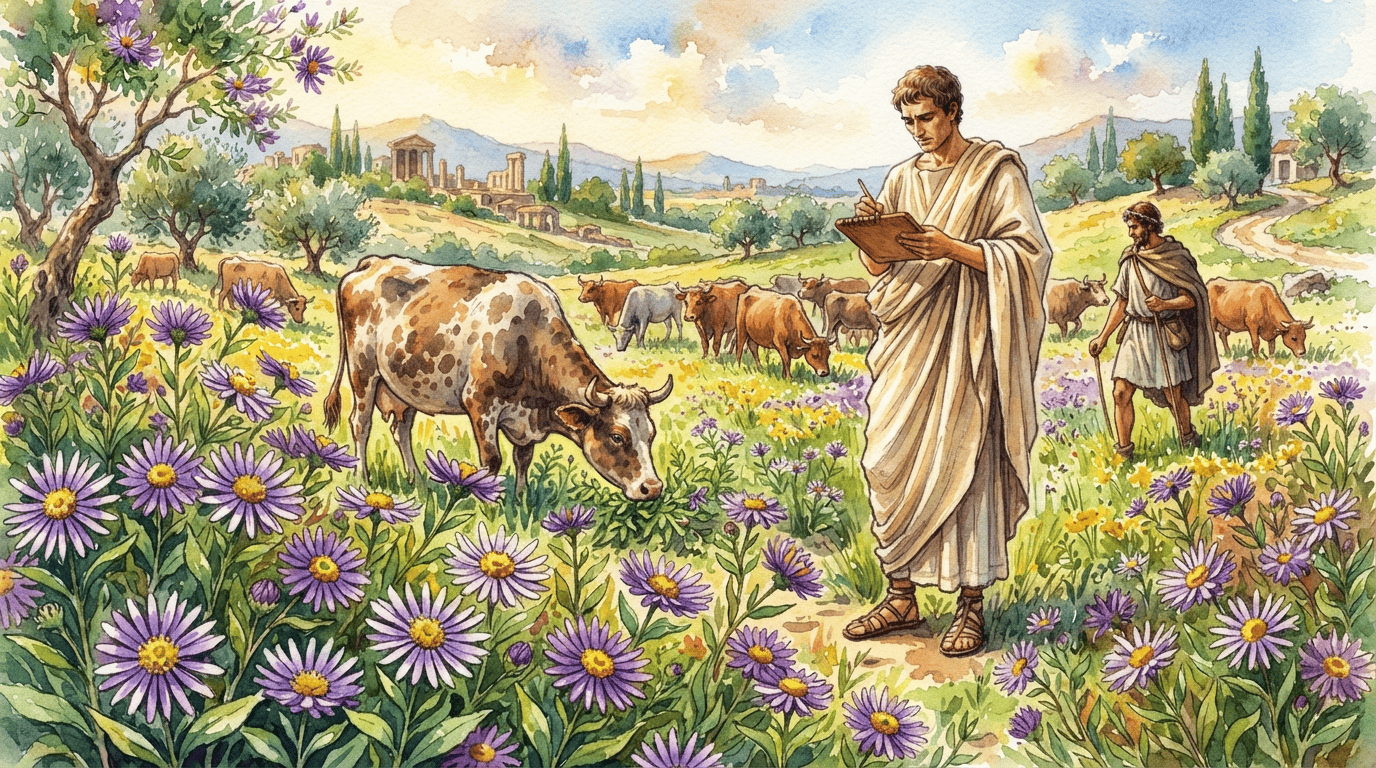 Scena storica illustrata per Astro di Virgilio