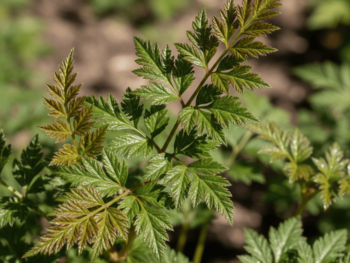 False-Buck's-Beard — close-up of leaves and flowers