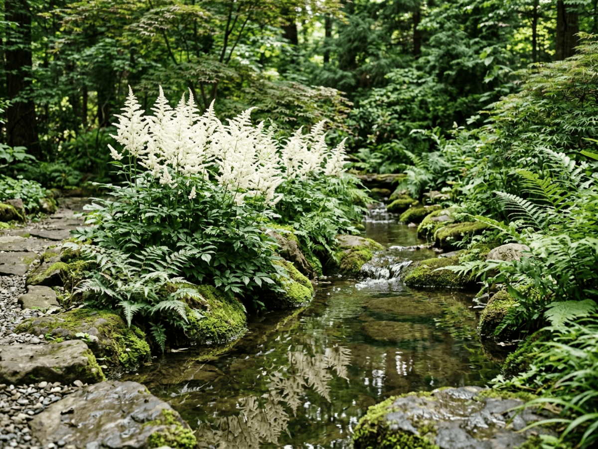 False-Buck's-Beard in a garden setting
