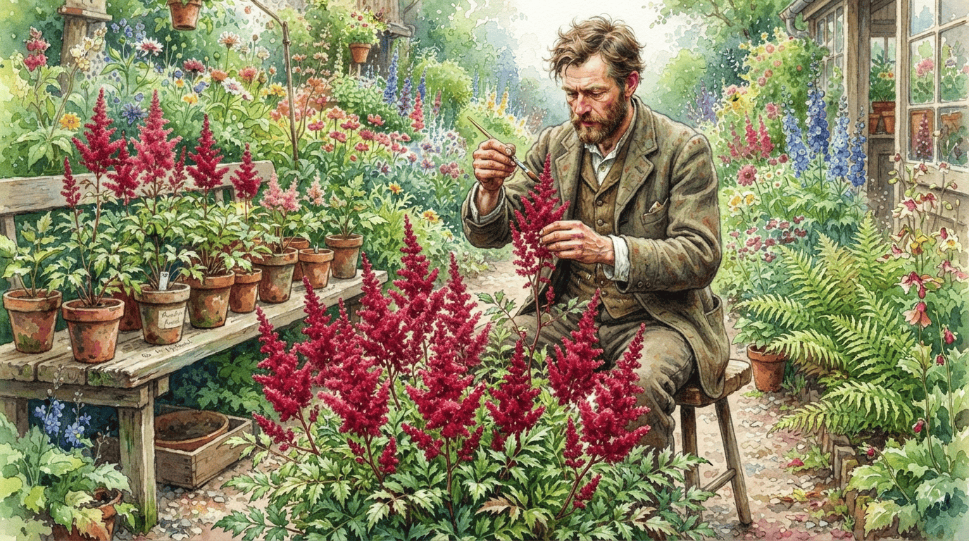 Illustrierte historische Szene zu Rote Prachtspiere