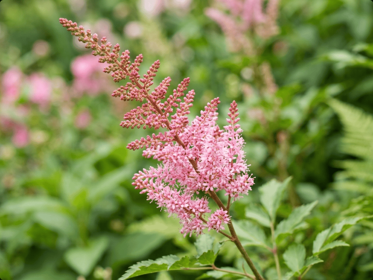 Astilbe — seasonal appearance
