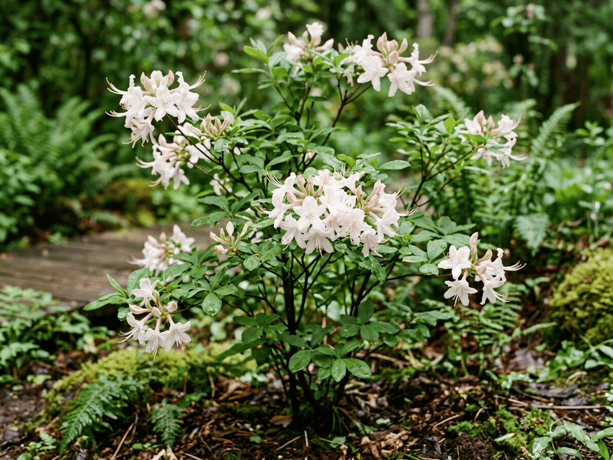 アザレア・ビスコサ(Azalea viscosa)の全体像