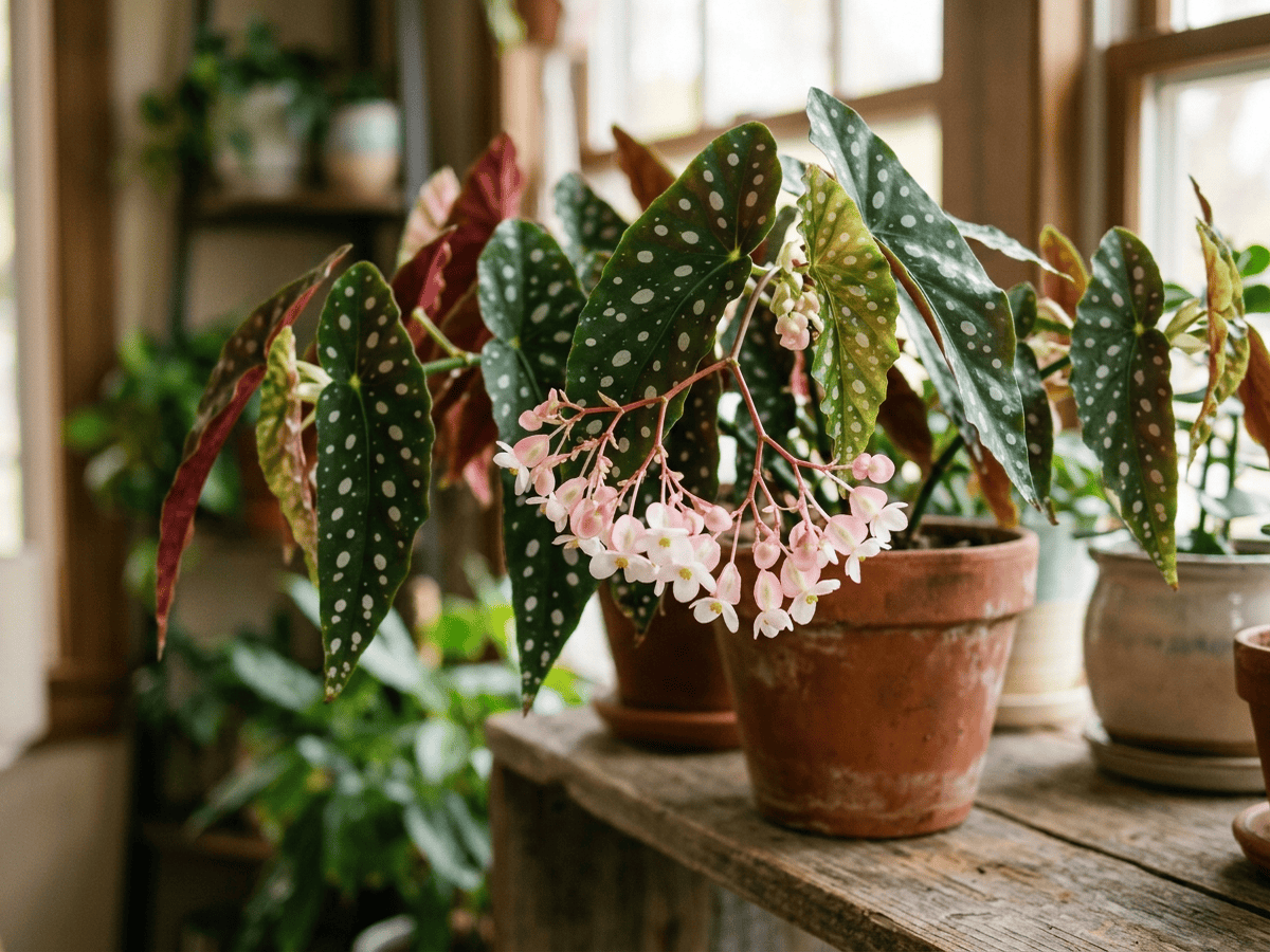 Begonia maculata — aspetto stagionale