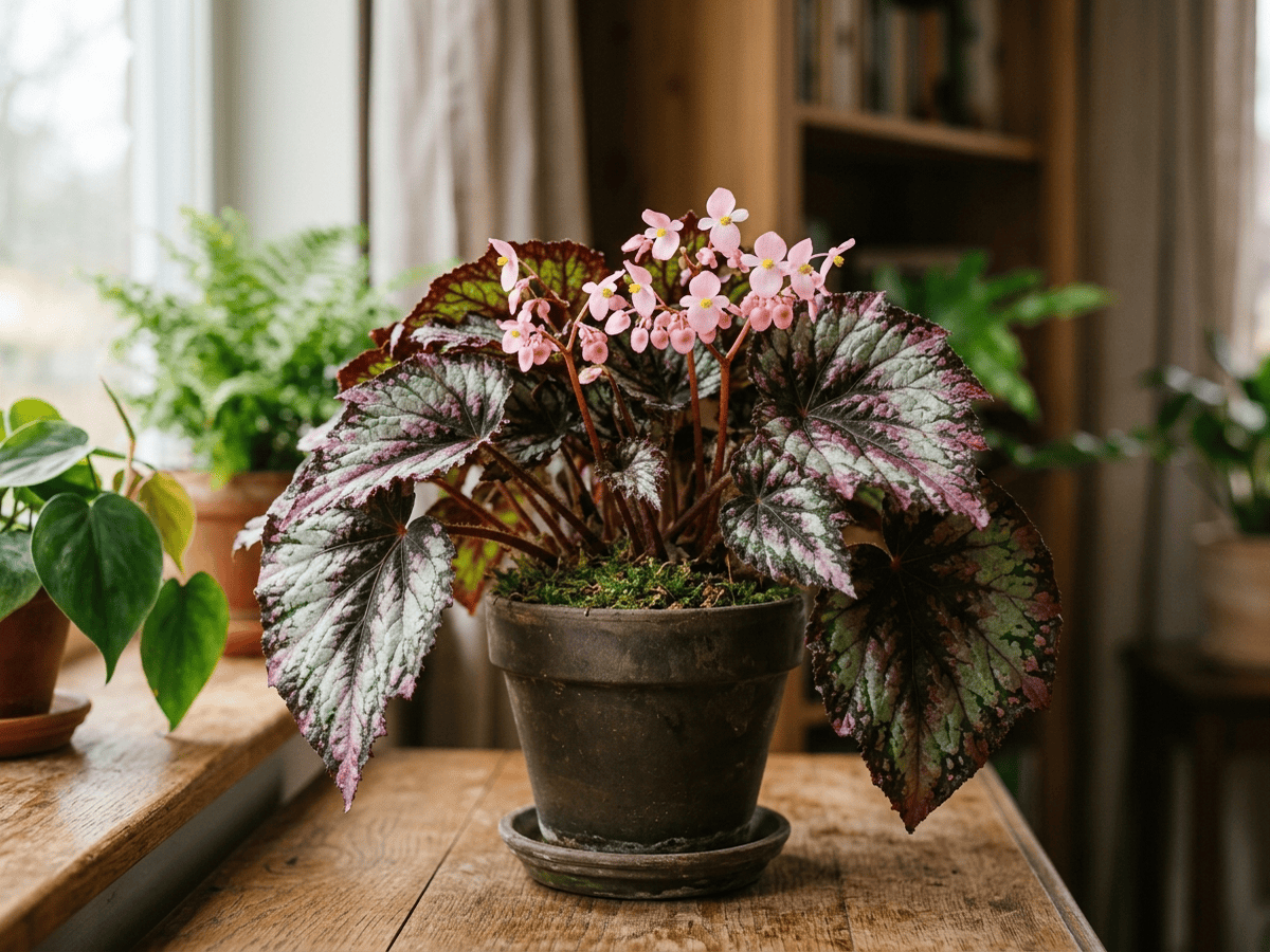 Begonia rex — aspetto stagionale