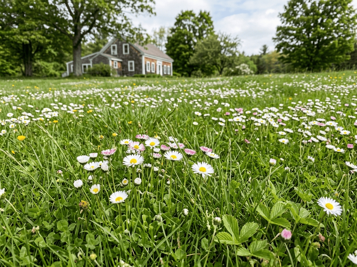 Gänseblümchen im Garten