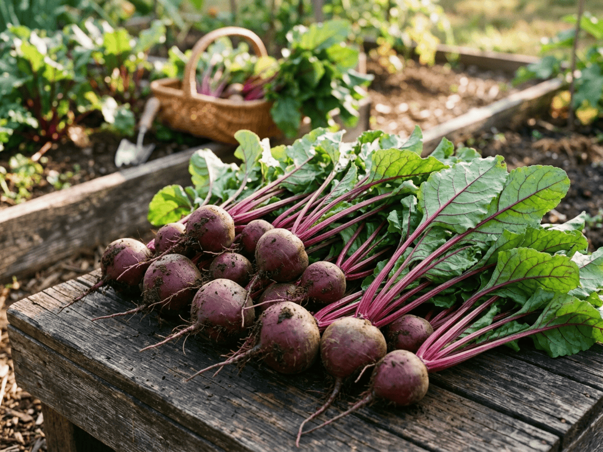 Rote Bete — saisonales Erscheinungsbild